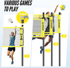 32ft  26ft And 20ft Width And Height Adjustable Volleyball And Badminton Combo S