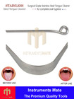 Tongue Scraper Cleaner Basic Concept Metal Fresh Breath Oral Hygiene Set Of 12
