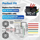 Digital Electric Radiator Fan Controller Kit With Adjustable Temp Range