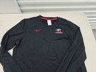 Georgia Bulldogs Nike Waffle Knit Fleece Long Sleeve Pullover Mens Large 