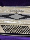Vintage Italian Contello Accordion     Excellent Condition     Original Case     Fully