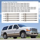 Set Of 8 For Ford Super Duty Zd13 Diesel Glow Plug 4c3z12a342aa