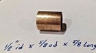 Oilite Bushing Bronze 1 2 Id X 5 8 Od X 5 8 Long Bearing Bush Sleeve Brass