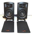 Klipsch Promedia 2-way Desktop bookshelf Speaker Pair - Tested   Working