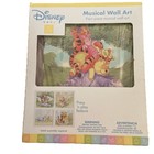 Vintage Disney Winnie The Pooh 6 Characters Cardboard Nursery Wall Hanging Art