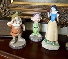 Disney Snow White And The Seven Dwarfs Dwarves Dwarf Garden Gnome Statues Set 9 