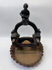 Antique 19th Century Figural Americana Cast Iron Boot Shoe Scraper