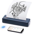 Idprt Wireless Bluetooth Thermal Printer Us Letter A4 A5 Portable Fo Travel home