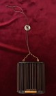 Vtg Hand-made Rosewood Bamboo Asian Jade Small Insect Cricket Cage Free Us Ship