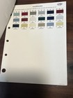 1966 - 1971  Vw Volkswagen Bug Bus Karmann Ghia  Dupont Paint Chips Chart