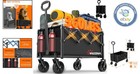 Heavy-duty Foldable Utility Cart With 360 Lbs Capacity - Ideal For Outdoor Use