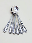 Rare Simpson Hall Miller Company Sterling Salt Spoon Set Of 6 Spoons Descontinue