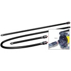 Oztec Industries Flexible Concrete Vibrator Shaft Assembly 7  With Qd Coupler