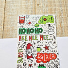 Christmas Gift Card Money Holder Card Snow Green Glitter American Greetings