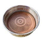 Lenox Silver Plated Wine Bottle Coaster 5    Kirk Stieff Collection Smithsonian