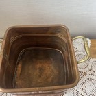 Antique Copper   Brass Planter Hand Crafted In Turkey Early 1900s Estate