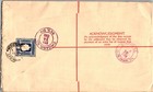 1949 British Hong Kong Registered China Airmail Crossed Cover To Usa Il Chicago
