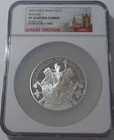 2023   10 Ngc Pf70 Uc 5 Oz Great Britain Britannia  999 Fine Silver 470 Minted