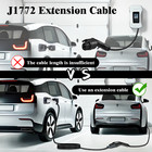 J1772 Extension Cable  21ft 240v 48a Ev Charger Extension Cord