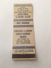 Vintage Matchbook Cover Matchcover Betty Boyle   s Dining Room Chicago Il