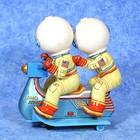 1960s Space Scooter Boy Astronauts Robot Tin Toy Read Entire