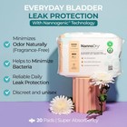 Nannodry Incontinence Pads For Women - 100 Organic Cotton Postpartum Pads