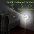 3pcs Wireless Led Night Light Motion Sensor Closet Hallway Cab Wall Lamp Light