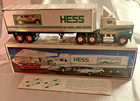 Hess 1992 Toy Truck 18 Wheeler And Racer Hess Truck Collection Mint In Box  New