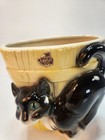 Vintage Royal Copley Black And White Cat Planter Made In The U s a