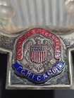 Old 1933 Chicago Worlds Fair Century Of Progress Souvenir Clam Shell Tray