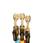 Fieldpiece Hr3b Ball Valve Refrigerant Hose Set  3  With Color Tags - 1 4  X 1 4