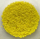 Vintage antique Micro Seed Beads-13-14 0 Bright Rich Goldfinch Yellow-4g Bags