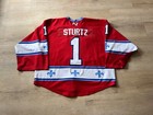 Avery Sturtz Game Used Worn Maine Nordiques Jersey Nahl