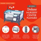 Baby Trend Ez Rest Deluxe Nursery Center Playard Full Size Bassinet  Jungle King