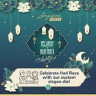 Singapore 2024 Celebrating Hari Raya Aidilfitri New Postal Slogan Die Date Stamp