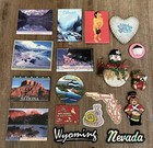 Lot Of 18 Vintage Souvenir Refrigerator Magnets States Travel Novelty Holiday