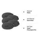 5 Rolls Grade  0000 Steel Wool Total 68ft Steel Wool Roll For Cleaning  Remove