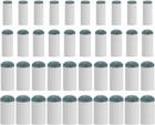 40pcs Slip On Pool Cue Tips Replacement Kit 4 Sizes Upgrade Pool Stick Tips