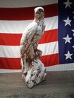 Vtg Large Bald Eagle Garden Statue Sculpture Indoor outdoor Decor 19 1 2 
