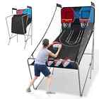 Indoor Basketball Arcade Game Double Electronic Hoops Shot 2 Player W  4 Balls
