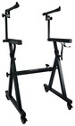 Rockville Z45w Z-style 2-tier Keyboard Stand wheels bag adjustable Height width