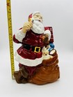 Gibson Coca Cola Santa Cookie Jar 2005 Fireplace Snack Jar Christmas Holiday Toy