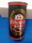 Bohemian Club Flat Top Beer Can   Joliet Illinois  Empty Can