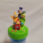 Vintage Teletubbies Drinking Cup Figures Lid No Straw Zak Designs 1999 Po Tinky