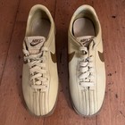 Vtg Nike Bowling Shoes Men   s 7 5 Beige Tan Brown Leather Gum Sole Usa Retro