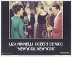  new York  New York -original Lobby Card Set  8 -robert Deniro-liza Minnelli