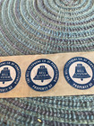 Vintage Original 6 Bell Telephone Co Of Pa Property Stickers Bin  10
