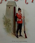 The 24th South Wales Borderers  Army   Original Antique Military Print  C 1890