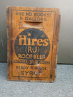 Hires R-j Root Beer With Real Fruit Juices  Wooden Box 5 Gallons Bottle Carrier