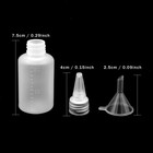 10pcs Clear Plastic Small Squeeze Bottles 60ml 2oz Empty Squirt With Twist Top